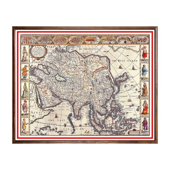 Tablou Poster, Harti Vechi - HV-026, 40 x 50 cm Tablou Poster, Harti Vechi - HV-026, 40 x 50 cm