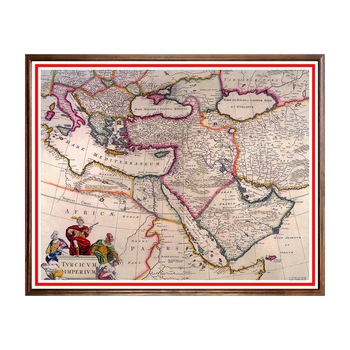 Tablou Poster, Harti Vechi - HV-030, 40 x 50 cm Tablou Poster, Harti Vechi - HV-030, 40 x 50 cm