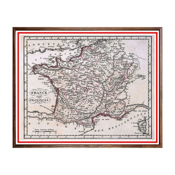 Tablou Poster, Harti Vechi - HV-034, 40 x 50 cm Tablou Poster, Harti Vechi - HV-034, 40 x 50 cm