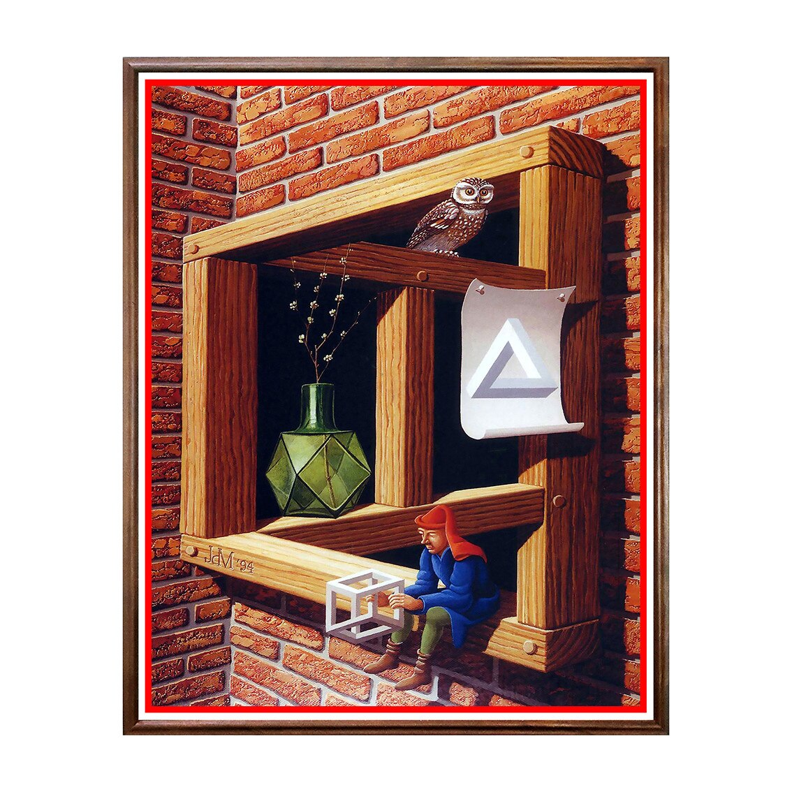 Tablou Poster, Iluzii Optice, Jos de Mey - IOP-003, 40 x 50 cm