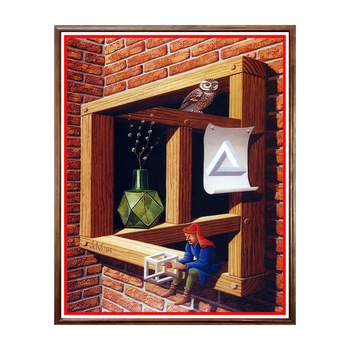 Tablou Poster, Iluzii Optice, Jos de Mey - IOP-003, 40 x 50 cm Tablou Poster, Iluzii Optice, Jos de Mey - IOP-003, 40 x 50 cm