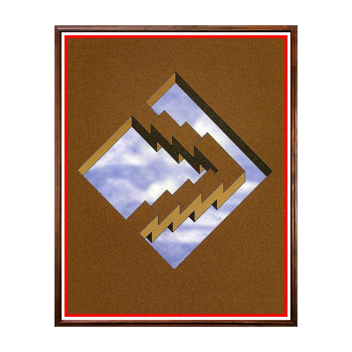 Tablou Poster, Iluzii Optice, Oscar Reutersvard - IOP-026, 40 x 50 cm