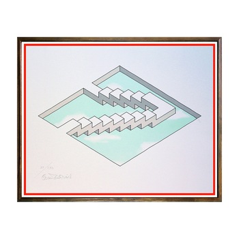 Tablou Poster, Iluzii Optice, Oscar Reutersvard - IOP-038, 40 x 50 cm Tablou Poster, Iluzii Optice, Oscar Reutersvard - IOP-038, 40 x 50 cm