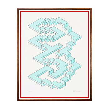 Tablou Poster, Iluzii Optice, Oscar Reutersvard - IOP-032, 40 x 50 cm Tablou Poster, Iluzii Optice, Oscar Reutersvard - IOP-032, 40 x 50 cm