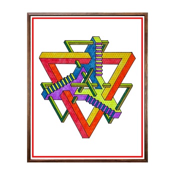 Tablou Poster, Iluzii Optice, Regolo Bizzi - IOP-041, 40 x 50 cm Tablou Poster, Iluzii Optice, Regolo Bizzi - IOP-041, 40 x 50 cm