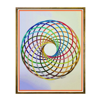 Tablou Poster, Iluzii Optice, Regolo Bizzi - IOP-048, 40 x 50 cm Tablou Poster, Iluzii Optice, Regolo Bizzi - IOP-048, 40 x 50 cm