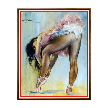 Tablou Poster, Balerina - BLR-004, 40 x 50 cm Tablou Poster, Balerina - BLR-004, 40 x 50 cm