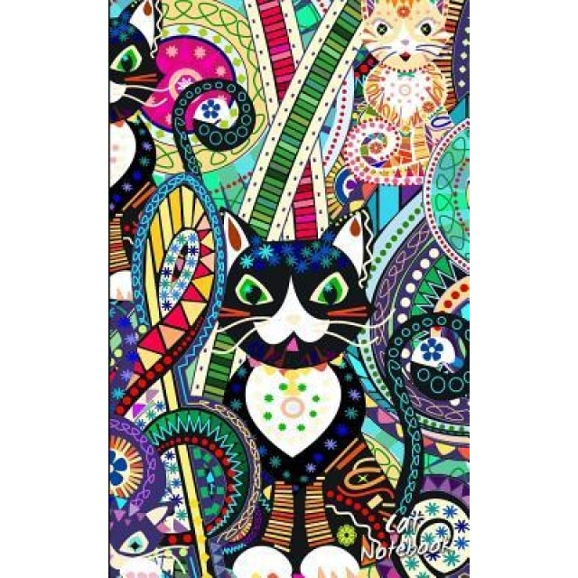 Cat Notebook: Presents / Gifts for Cat Lovers [ Ruled Softback Notebook / Small Journal - Carnival ], Smart Bookx (Author)
