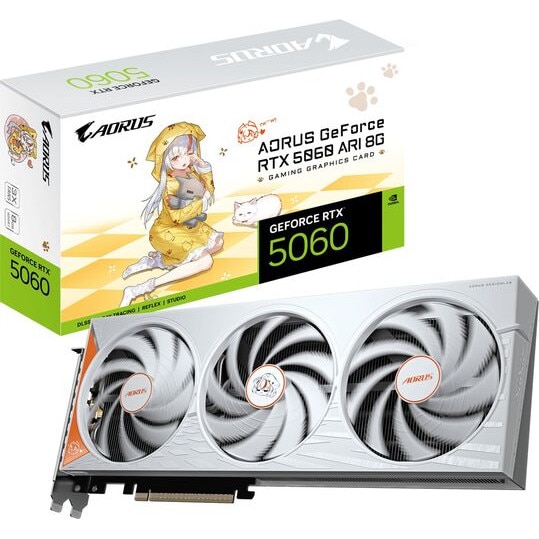 GigaByte GeForce RTX 5060 Ti AORUS ARI 8G (white 8GB