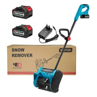 Freza de Zapada cu 2 Acumulatori 128V INCLUSI, Aparat de curatat zapada electric, fara fir