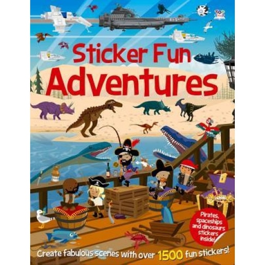 Sticker Fun Adventures: Create Scenes with Over 1500 Stickers, Oakley Graham (Author)