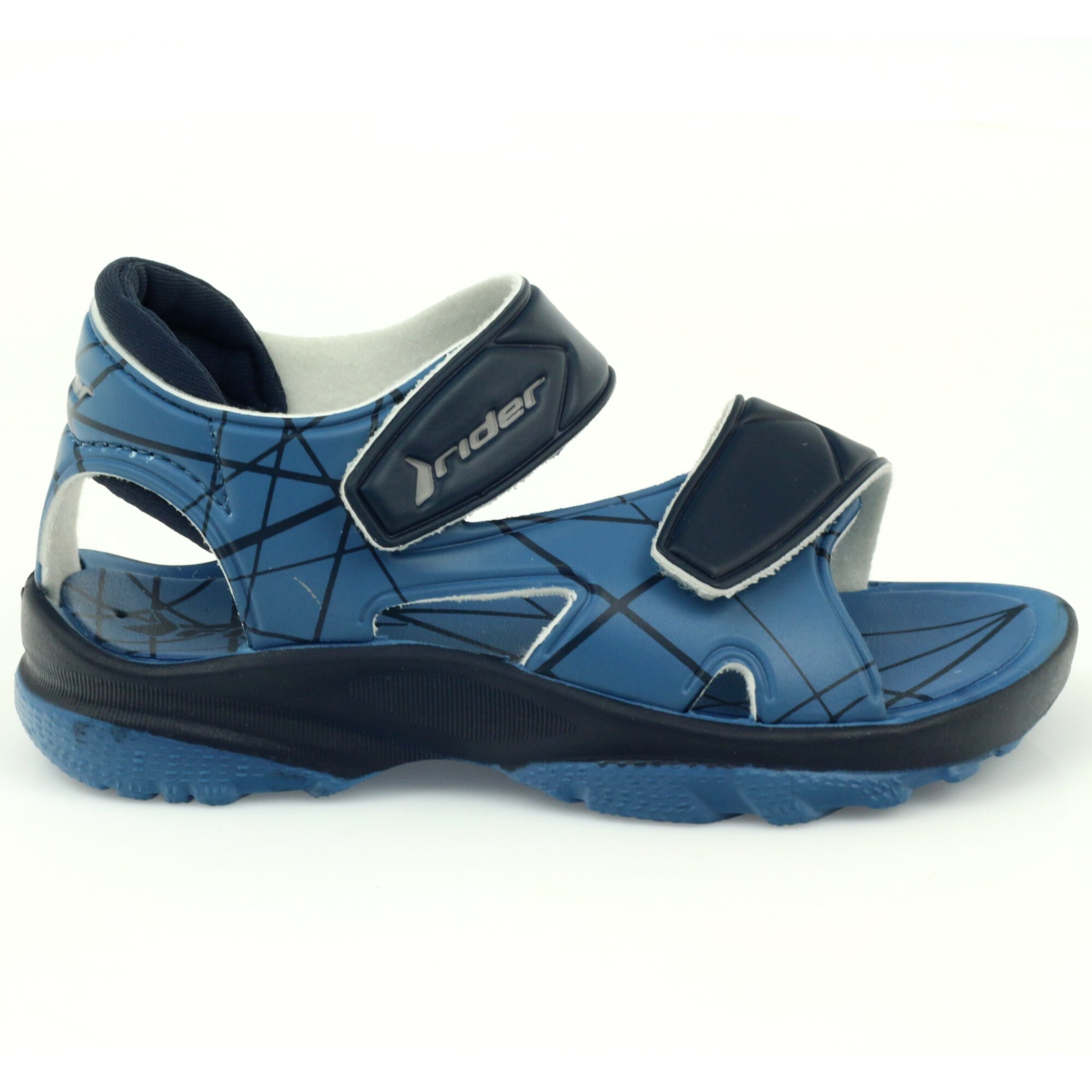 Rider, Sandale din material sintetic, Bleumarin, 27EU