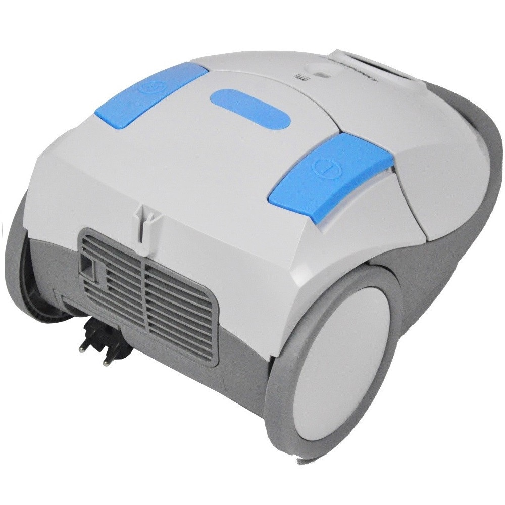 Aspirator cu sac, Blaupunkt, 2l, 3.9kg, Alb/Gri/albastru