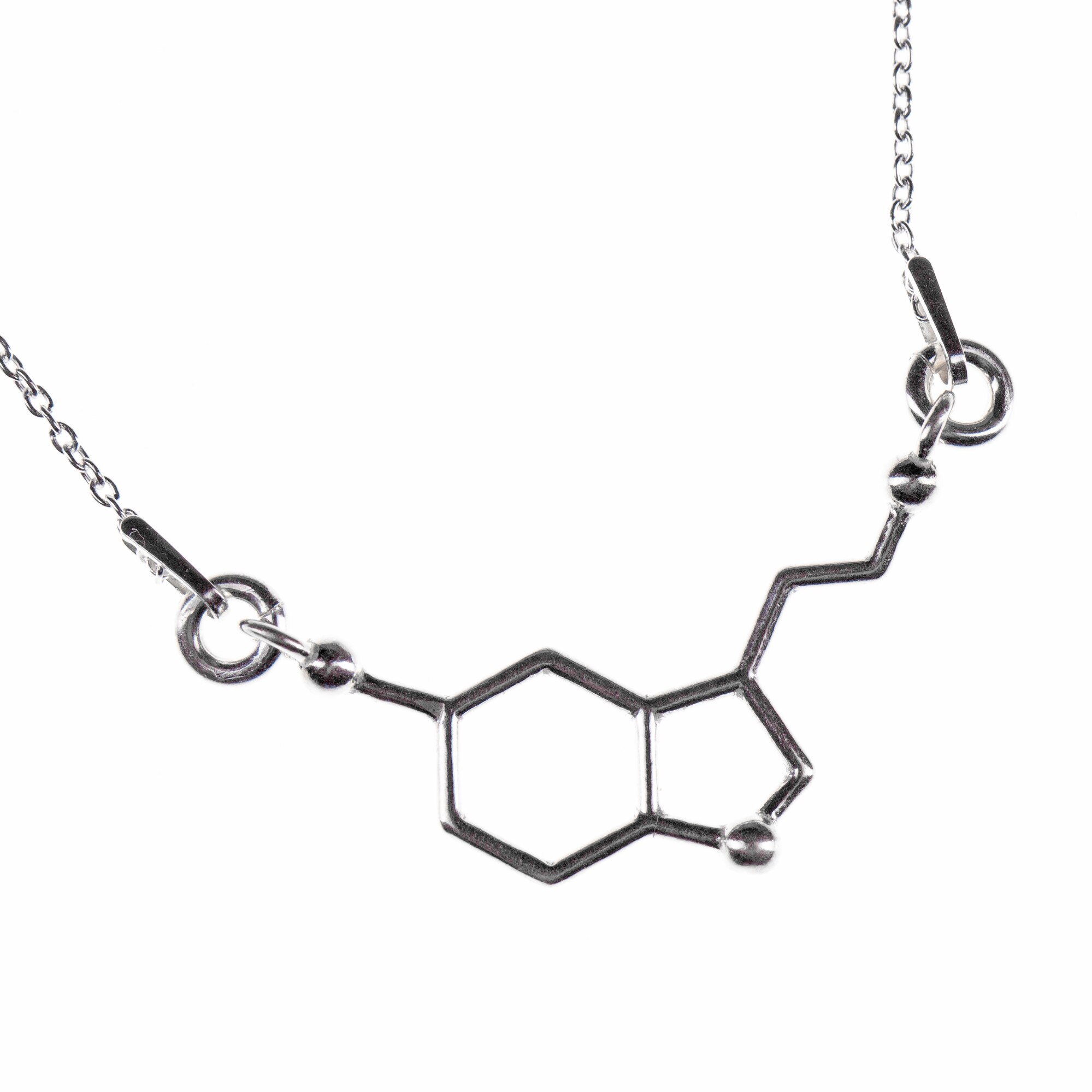 Colier din argint cu serotonina - fericirii - eMAG.ro