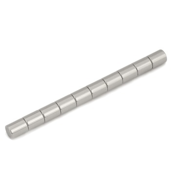 Magnet neodim cilindru 8mm x 10mm - set de 10 bucati Magnet neodim cilindru 8mm x 10mm - set de 10 bucati