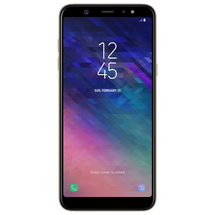 Telefon mobil Samsung Galaxy A6 Plus (2018), Dual SIM, 32GB, 4G, Gold