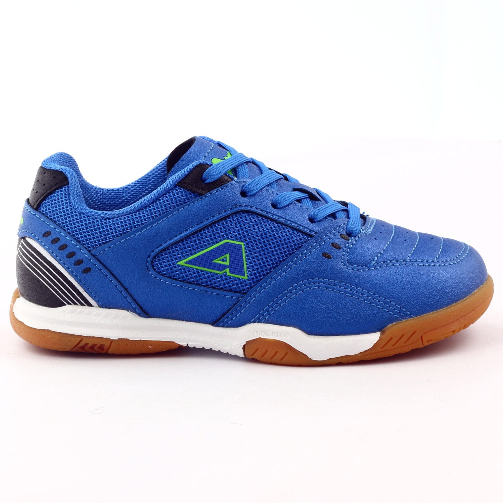 American Club, Pantofi sport din piele ecologica, Albastru, 31 EU