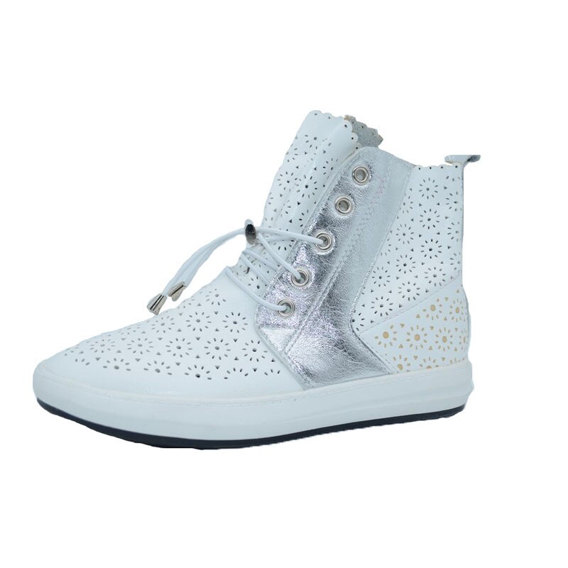 Pantofi casual fetite Bessky HF7857-1A, Alb