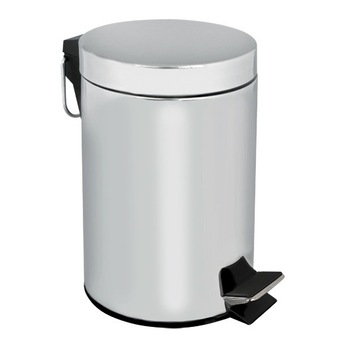 Cos gunoi cromat cu pedala 12L Cos gunoi cromat cu pedala 12L
