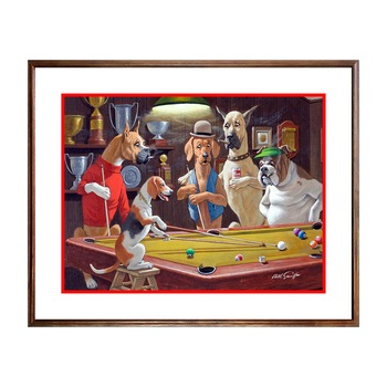 Tablou Poster, Gambling Animals - GAN-002, 40 x 50 cm Tablou Poster, Gambling Animals - GAN-002, 40 x 50 cm