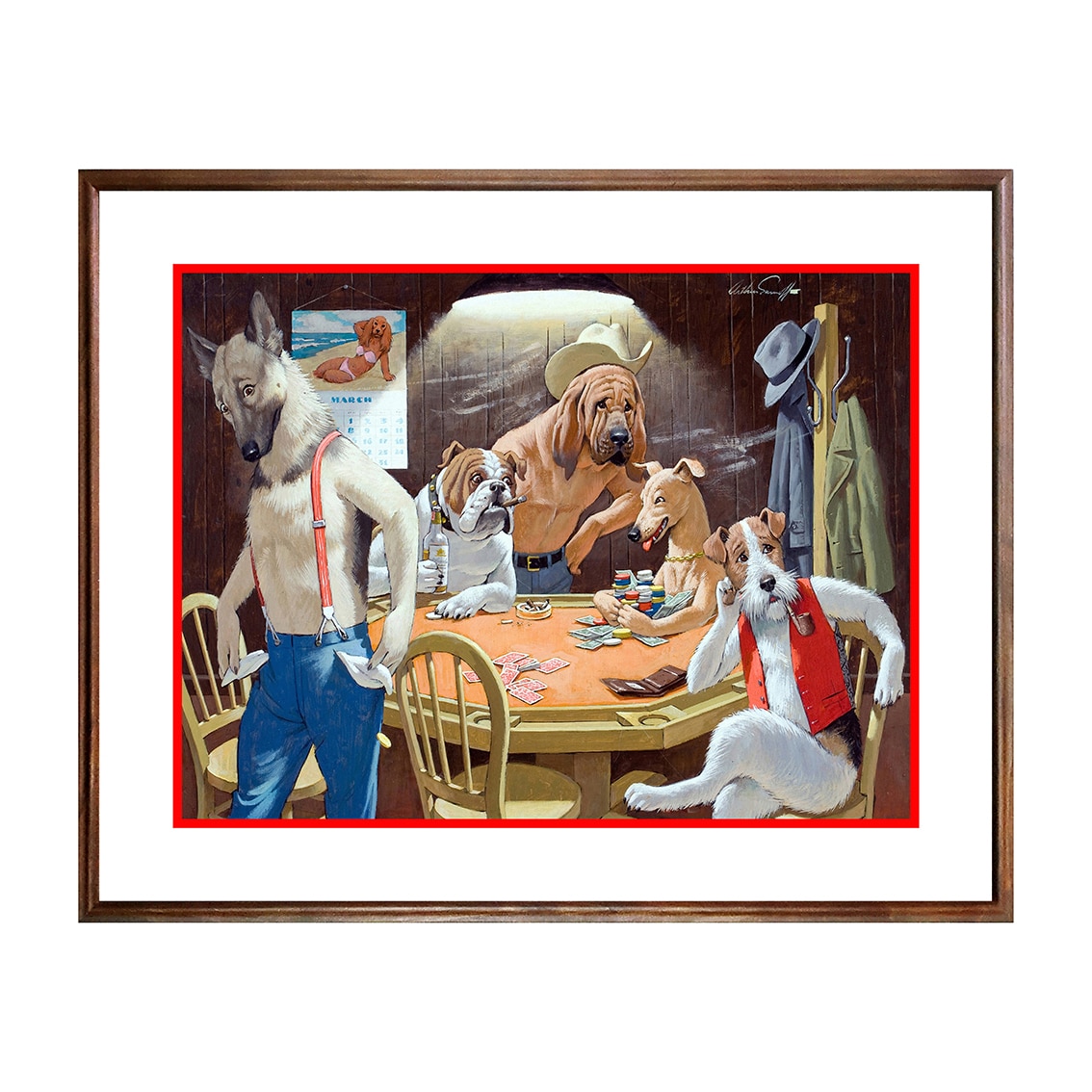 Tablou Poster, Gambling Animals - GAN-008, 40 x 50 cm