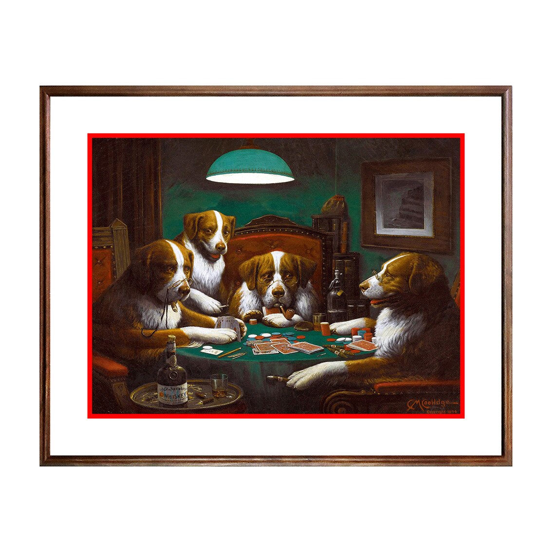 Tablou Poster, Gambling Animals - GAN-012, 40 x 50 cm
