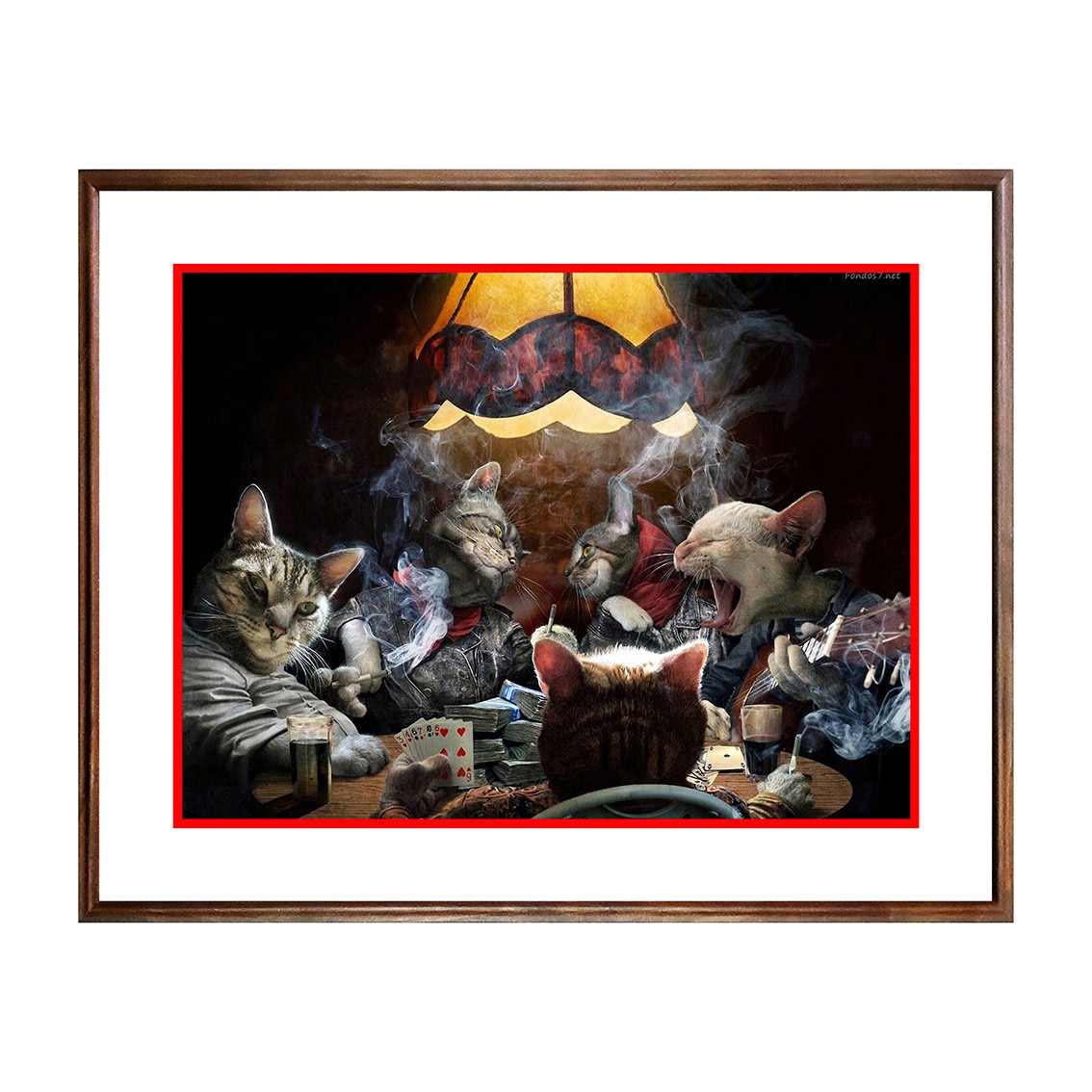 Tablou Poster, Gambling Animals - GAN-013, 40 x 50 cm