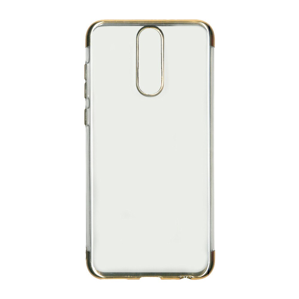 Husa din silicon Electroplating pentru Huawei Mate 10 Lite, contur auriu