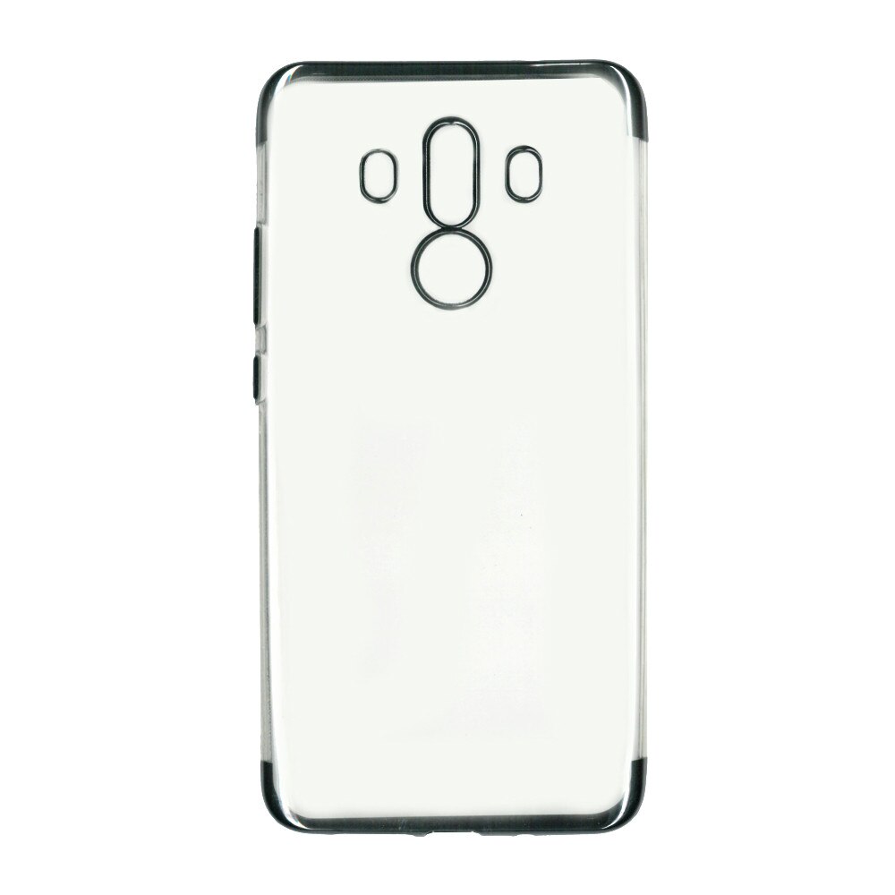 Husa din silicon Electroplating pentru Huawei Mate 10 Pro, contur negru