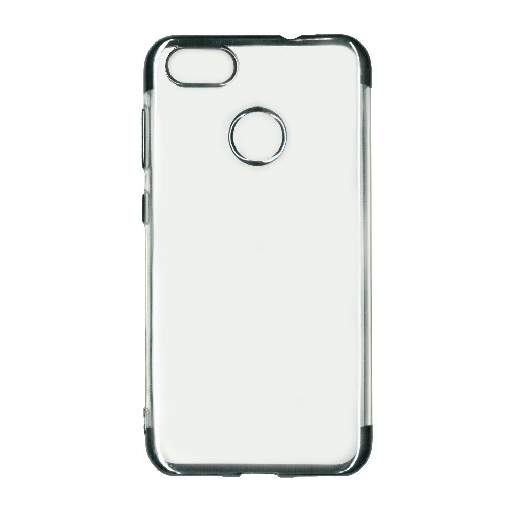 Husa din silicon Electroplating pentru Huawei Ascend P9 Lite Mini, contur negru