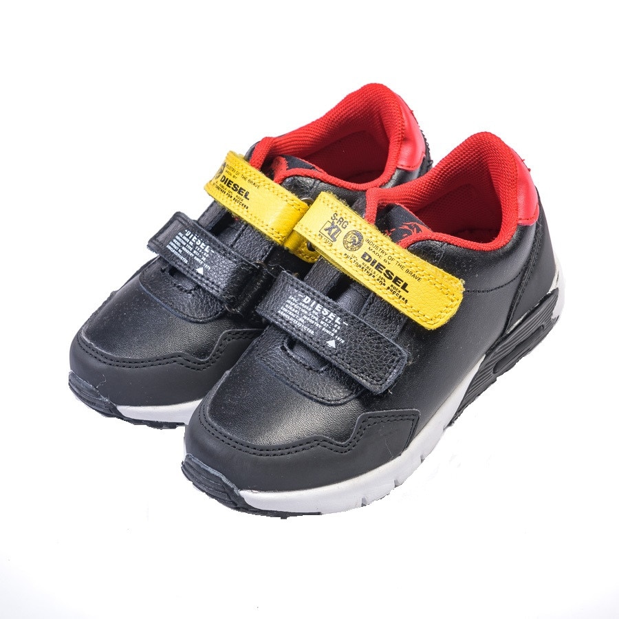 Sneakers baieti Diesel, negri