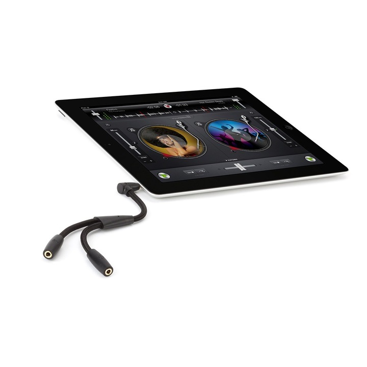 Професионален DJ-ски аудио кабел Griffin DJ Cable за iPhone, iPad и iPod