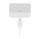 USB кабел Moshi Lightning to USB Cable за iPhone X, iPhone 8, iPhone 7, iPad, iPod с Lightning, 100 См Бял
