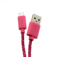 cablu sbox microusb  transfer rate up to 480 mbps braided cable pc amp mac compatible length 1m color pink imagen 28_0_
0