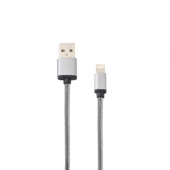 Cablu de date Lemontti, MFI Lightning, 1.5 m, Gri Cablu de date Lemontti, MFI Lightning, 1.5 m, Gri