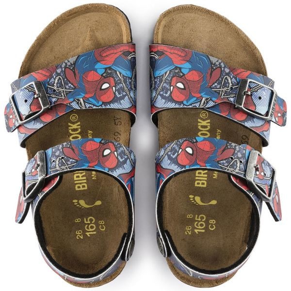 Arizona Kids Birko-Flor Spiderman Black White | BIRKENSTOCK