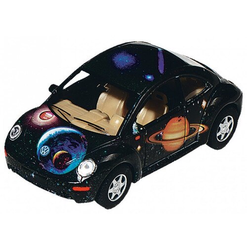 Masinuta Goki Die Cast VW New Beetle 1:30, NEGRU