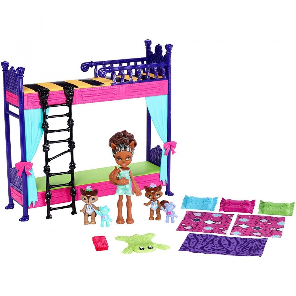Set de joaca Monster High Family Wolf Bunk Bed