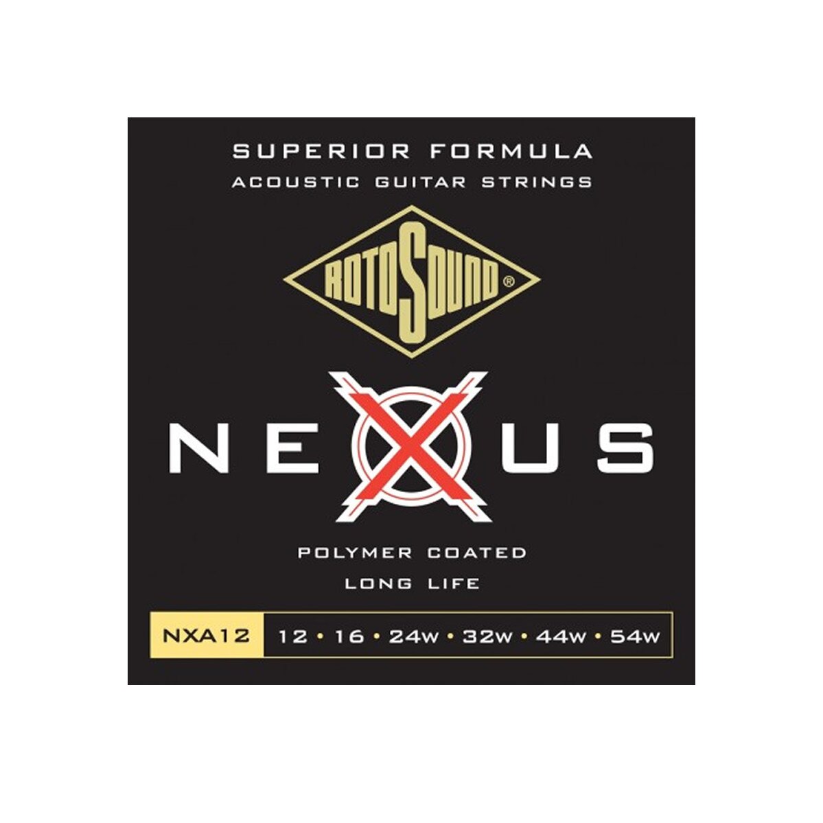 Set Corzi Chitara Acustica - Rotosound NXA12 Nexus Coated