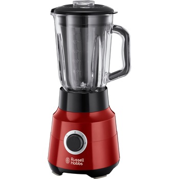 Blender Russell Hobbs Desire 24720-56, 650W, Vas sticla 1.5 l, 2 viteze, Rosu Blender Russell Hobbs Desire 24720-56, 650W, Vas sticla 1.5 l, 2 viteze, Rosu