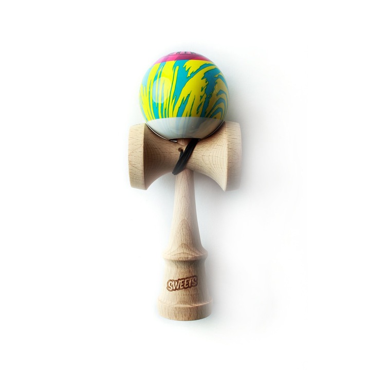 Sweets Kendamas, Prime Grain Split 2.0 ügyességi játék, CMYK, többszínű