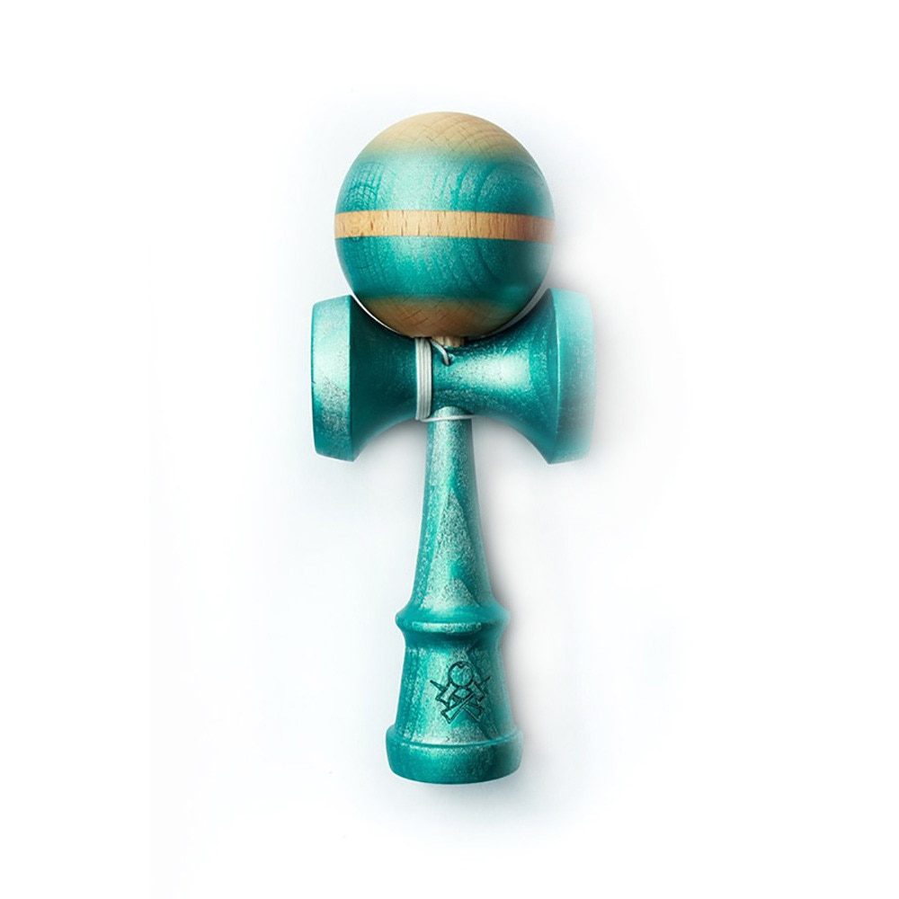 Joc de indemanare Kendama Sweets prime custom v9 color splash sapphire cushion clear