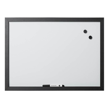 Tabla alba magnetica, BI-OFFICE, Optimum, 45x60 cm, rama lemn neagra Tabla alba magnetica, BI-OFFICE, Optimum, 45x60 cm, rama lemn neagra