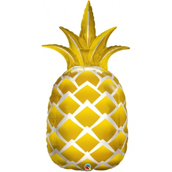 Balon Folie Figurina Ananas- 44''/ 113 cm, Qualatex 57362 Balon Folie Figurina Ananas- 44''/ 113 cm, Qualatex 57362