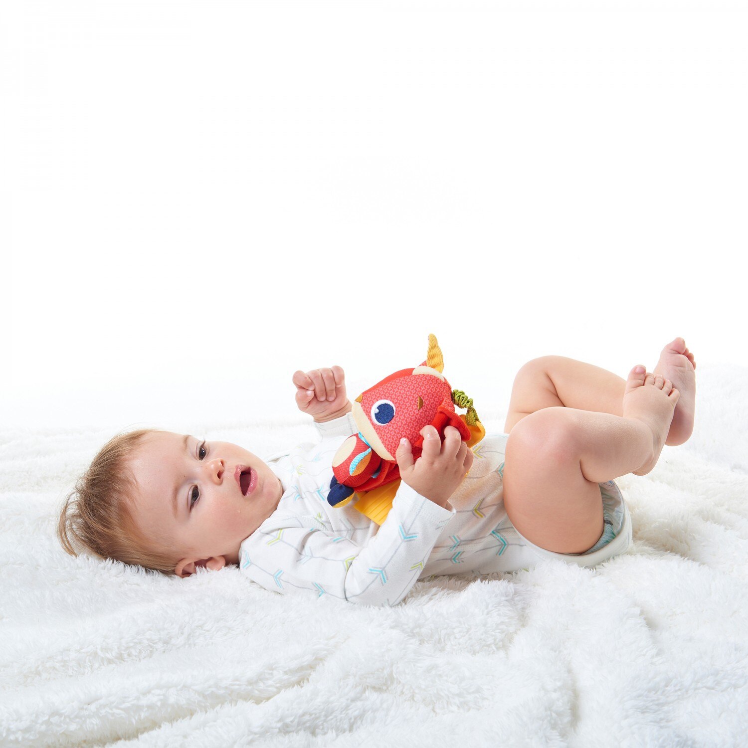 Jucarie zornaitoare Meadow Days, Vulpoiul Christopher, Tiny Love