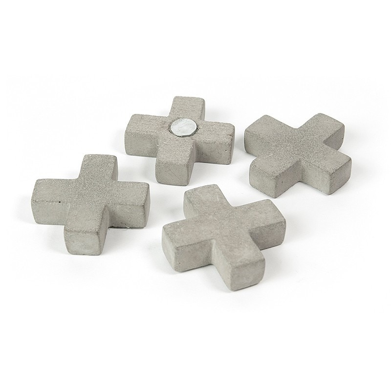 Set 4 magneti decorativi Cross, Trendform