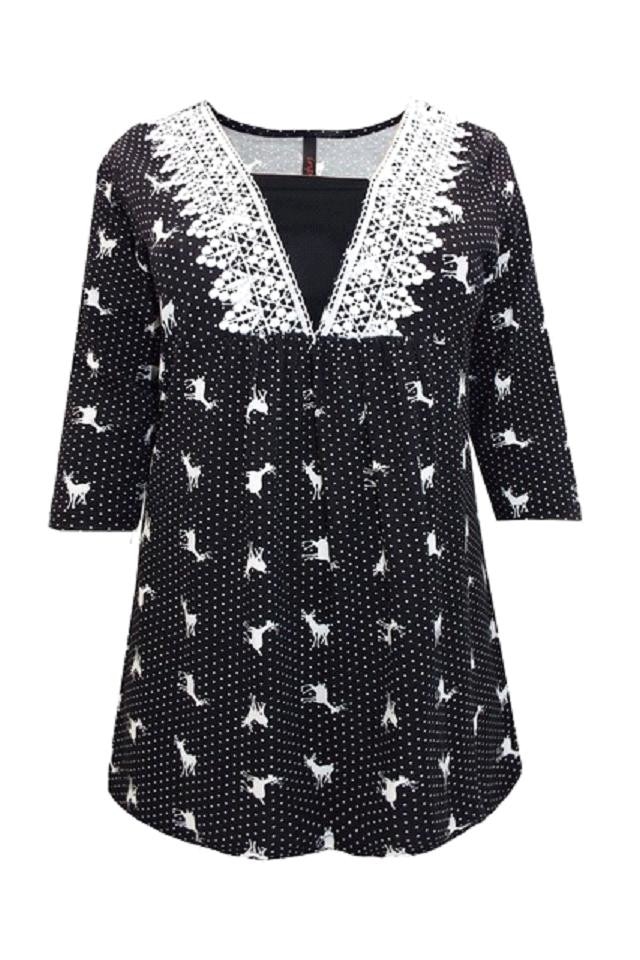 Tunica Pana neagra, Negru, 4XL