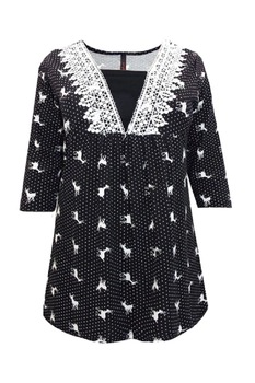 Tunica Pana neagra, Negru, 4XL Tunica Pana neagra, Negru, 4XL