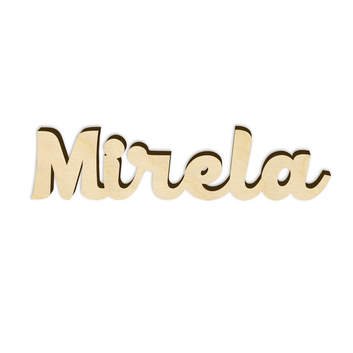 Decor nume Mirela 15 cm inaltime