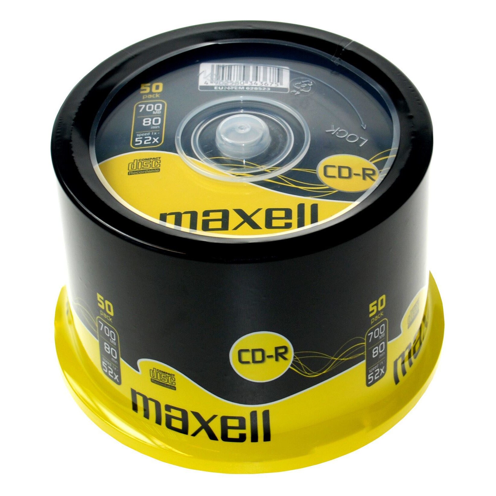 CD-R Maxell XL 700Mb , 80 min , 52X , Cake Box , 50 buc-628523.40.TW